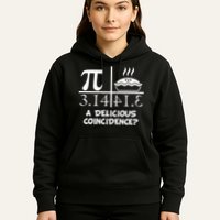 A Delicious Coincidence? Pi Day 3.14 Math Geek Hoodie