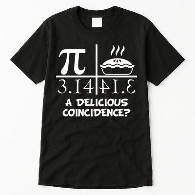 A Delicious Coincidence? Pi Day 3.14 Math Geek Tall T-Shirt