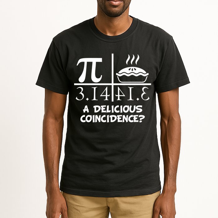 A Delicious Coincidence? Pi Day 3.14 Math Geek Tall T-Shirt