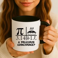 A Delicious Coincidence? Pi Day 3.14 Math Geek Mug