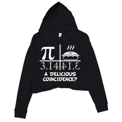 A Delicious Coincidence? Pi Day 3.14 Math Geek Crop Fleece Hoodie