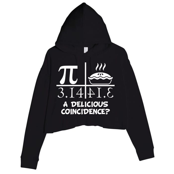 A Delicious Coincidence? Pi Day 3.14 Math Geek Crop Fleece Hoodie