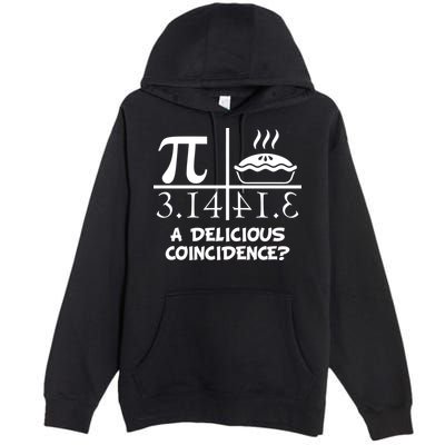 A Delicious Coincidence? Pi Day 3.14 Math Geek Premium Pullover Hoodie
