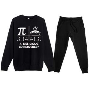 A Delicious Coincidence? Pi Day 3.14 Math Geek Premium Crewneck Sweatsuit Set