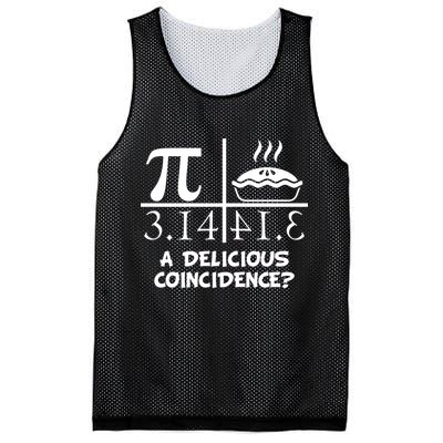 A Delicious Coincidence? Pi Day 3.14 Math Geek Mesh Reversible Basketball Jersey Tank