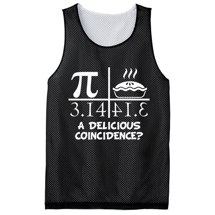 A Delicious Coincidence? Pi Day 3.14 Math Geek Mesh Reversible Basketball Jersey Tank