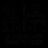 A Delicious Coincidence? Pi Day 3.14 Math Geek 16oz Travel Tumbler