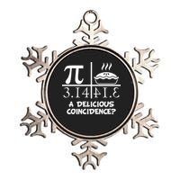 A Delicious Coincidence? Pi Day 3.14 Math Geek Metallic Star Ornament