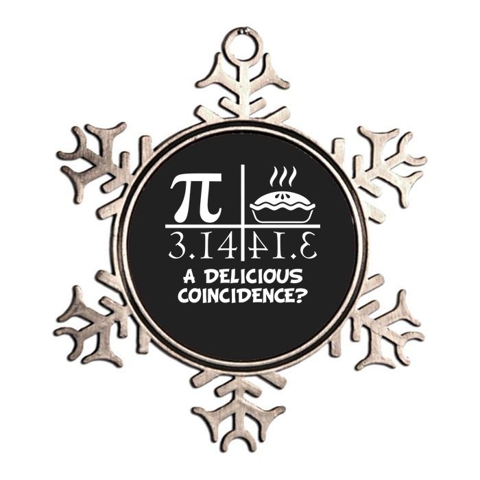 A Delicious Coincidence? Pi Day 3.14 Math Geek Metallic Star Ornament