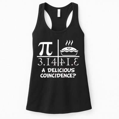 A Delicious Coincidence? Pi Day 3.14 Math Geek Womens Tank Top