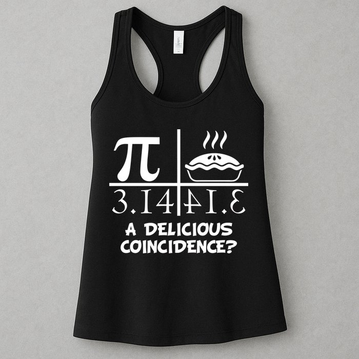 A Delicious Coincidence? Pi Day 3.14 Math Geek Womens Tank Top