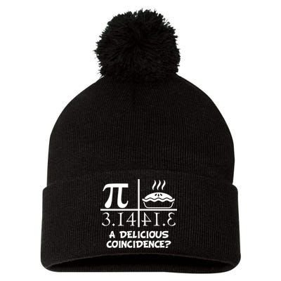 A Delicious Coincidence? Pi Day 3.14 Math Geek Pom Pom 12in Knit Beanie