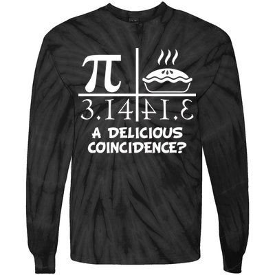 A Delicious Coincidence? Pi Day 3.14 Math Geek Tie-Dye Long Sleeve Shirt