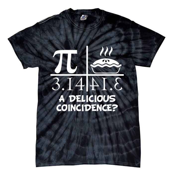 A Delicious Coincidence? Pi Day 3.14 Math Geek Tie-Dye T-Shirt