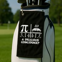 A Delicious Coincidence? Pi Day 3.14 Math Geek Golf Towel