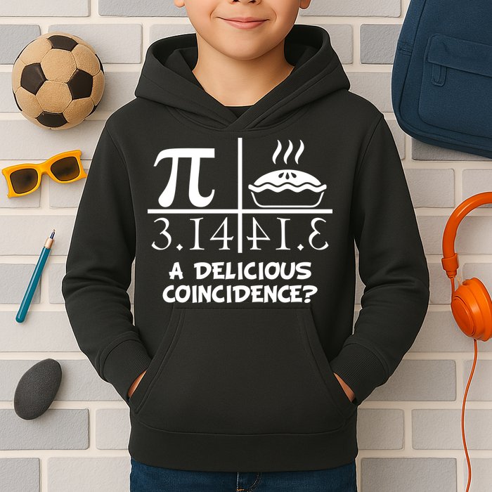 A Delicious Coincidence? Pi Day 3.14 Math Geek Kids Hoodie