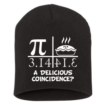 A Delicious Coincidence? Pi Day 3.14 Math Geek Short Acrylic Beanie