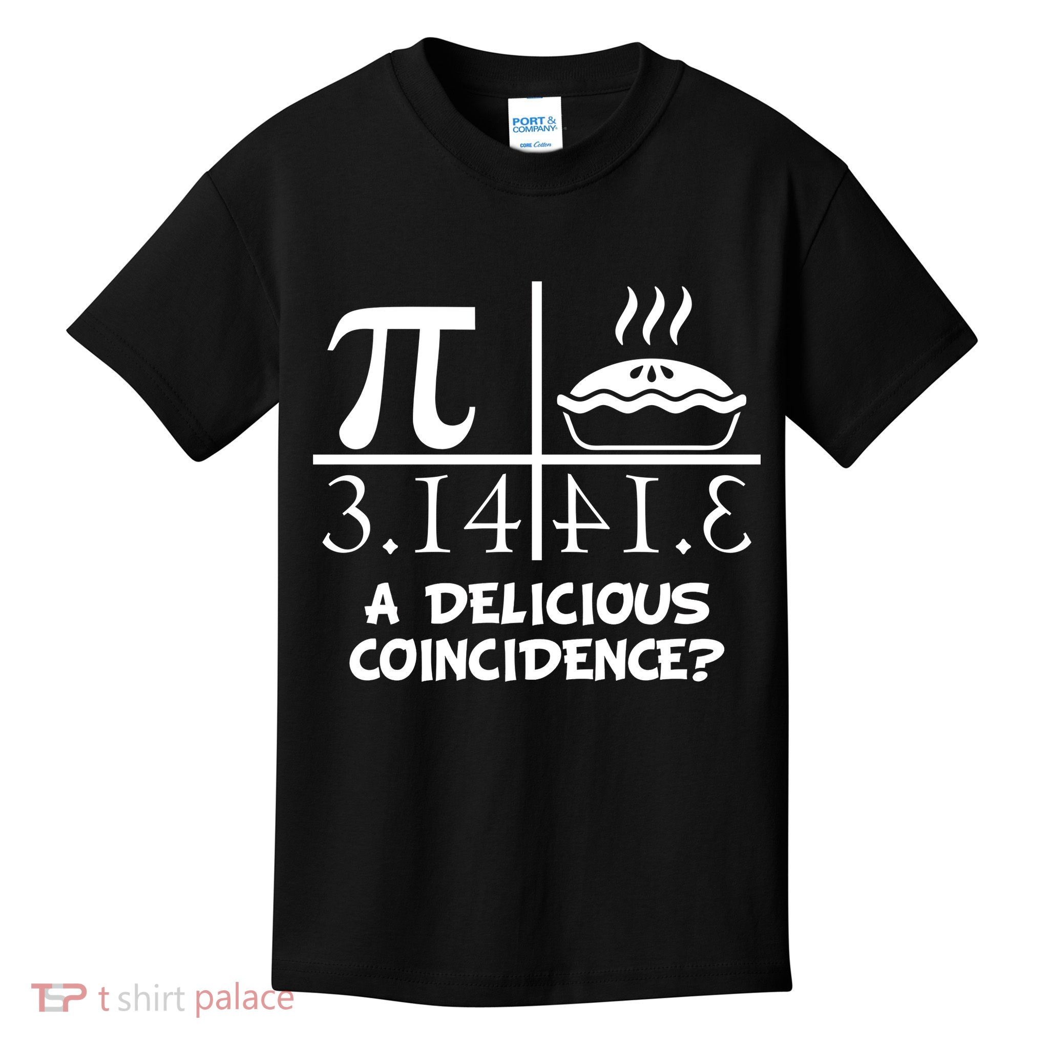 A Delicious Coincidence? Pi Day 3.14 Math Geek Kids T-Shirt