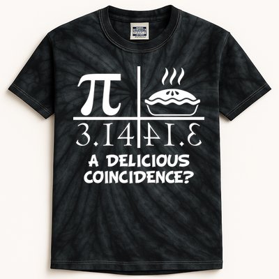 A Delicious Coincidence? Pi Day 3.14 Math Geek Kids Tie-Dye T-Shirt