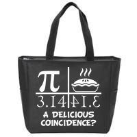 A Delicious Coincidence? Pi Day 3.14 Math Geek Zip Tote Bag