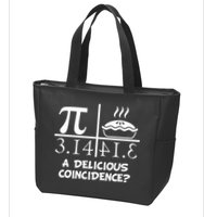 A Delicious Coincidence? Pi Day 3.14 Math Geek Zip Tote Bag