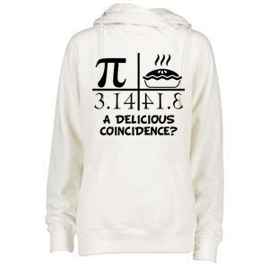 A Delicious Coincidence? Pi Day 3.14 Math Geek Womens Funnel Neck Pullover Hood