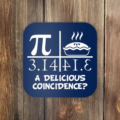 A Delicious Coincidence? Pi Day 3.14 Math Geek Coaster