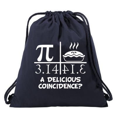 A Delicious Coincidence? Pi Day 3.14 Math Geek Drawstring Bag