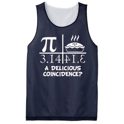 A Delicious Coincidence? Pi Day 3.14 Math Geek Mesh Reversible Basketball Jersey Tank