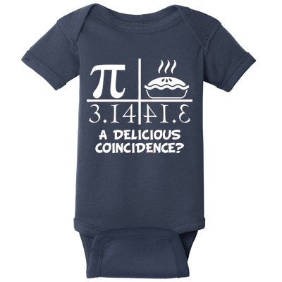 A Delicious Coincidence? Pi Day 3.14 Math Geek Baby Bodysuit