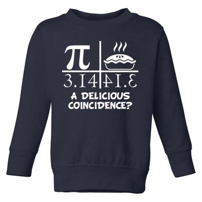 A Delicious Coincidence? Pi Day 3.14 Math Geek Toddler Sweatshirt