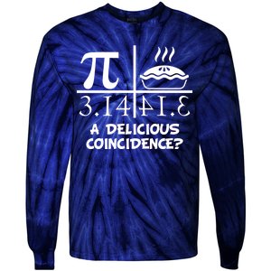 A Delicious Coincidence? Pi Day 3.14 Math Geek Tie-Dye Long Sleeve Shirt