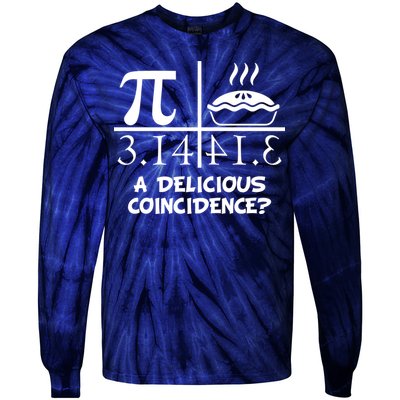 A Delicious Coincidence? Pi Day 3.14 Math Geek Tie-Dye Long Sleeve Shirt