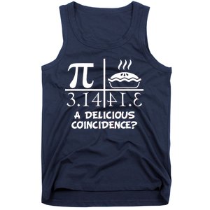 A Delicious Coincidence? Pi Day 3.14 Math Geek Tank Top