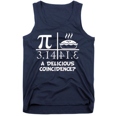 A Delicious Coincidence? Pi Day 3.14 Math Geek Tank Top