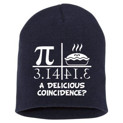 A Delicious Coincidence? Pi Day 3.14 Math Geek Short Acrylic Beanie