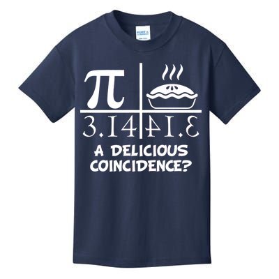 A Delicious Coincidence? Pi Day 3.14 Math Geek Kids T-Shirt