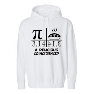 A Delicious Coincidence? Pi Day 3.14 Math Geek Garment-Dyed Fleece Hoodie