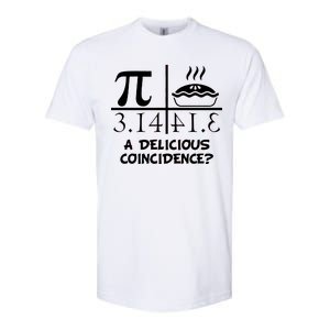 A Delicious Coincidence? Pi Day 3.14 Math Geek Softstyle CVC T-Shirt