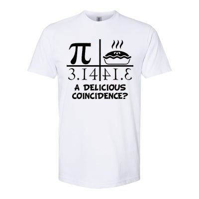 A Delicious Coincidence? Pi Day 3.14 Math Geek Softstyle® CVC T-Shirt