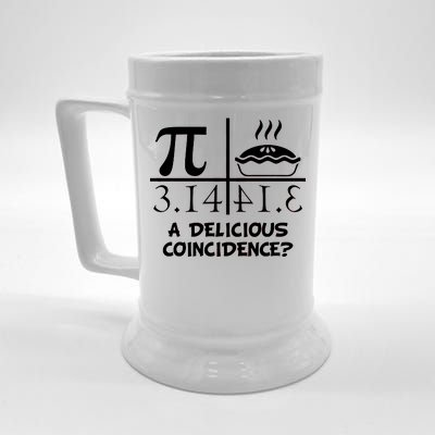 A Delicious Coincidence? Pi Day 3.14 Math Geek Beer Stein