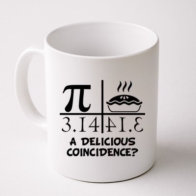 A Delicious Coincidence? Pi Day 3.14 Math Geek Coffee Mug