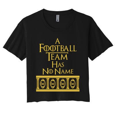 A Football Team Has No Name Washington Football Team Crop Top