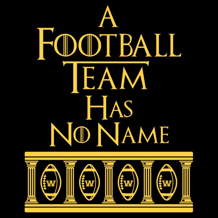 A Football Team Has No Name Washington Football Team Women's V-Neck T-Shirt