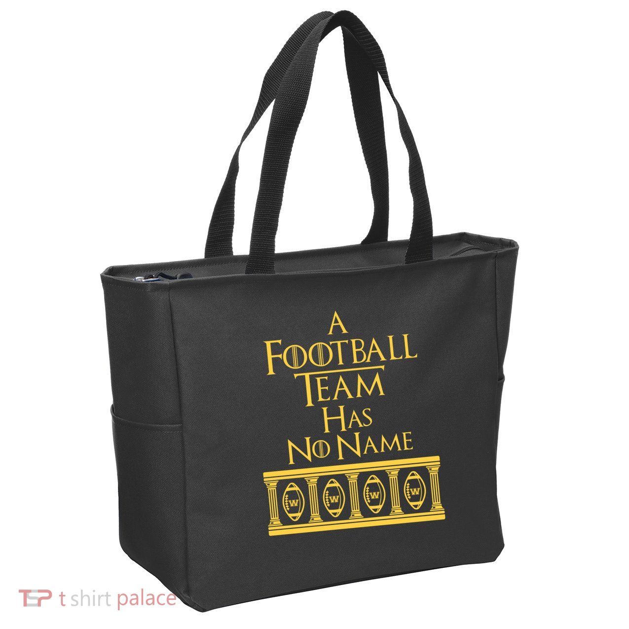 A Football Team Has No Name Washington Football Team Zip Tote Bag