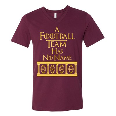 A Football Team Has No Name Washington Football Team V-Neck T-Shirt