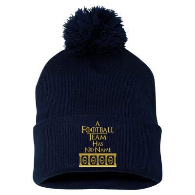 A Football Team Has No Name Washington Football Team Pom Pom 12in Knit Beanie