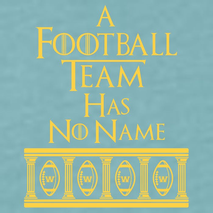 A Football Team Has No Name Washington Football Team Sueded Cloud Jersey T-Shirt