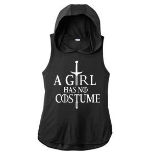 A Girl Has No Costume Ladies PosiCharge Tri-Blend Wicking Draft Hoodie Tank