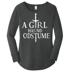 A Girl Has No Costume Women's Perfect Tri Tunic Long Sleeve Shirt